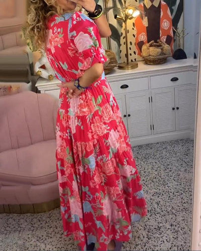 Dionne - Vibrant Floral Dress